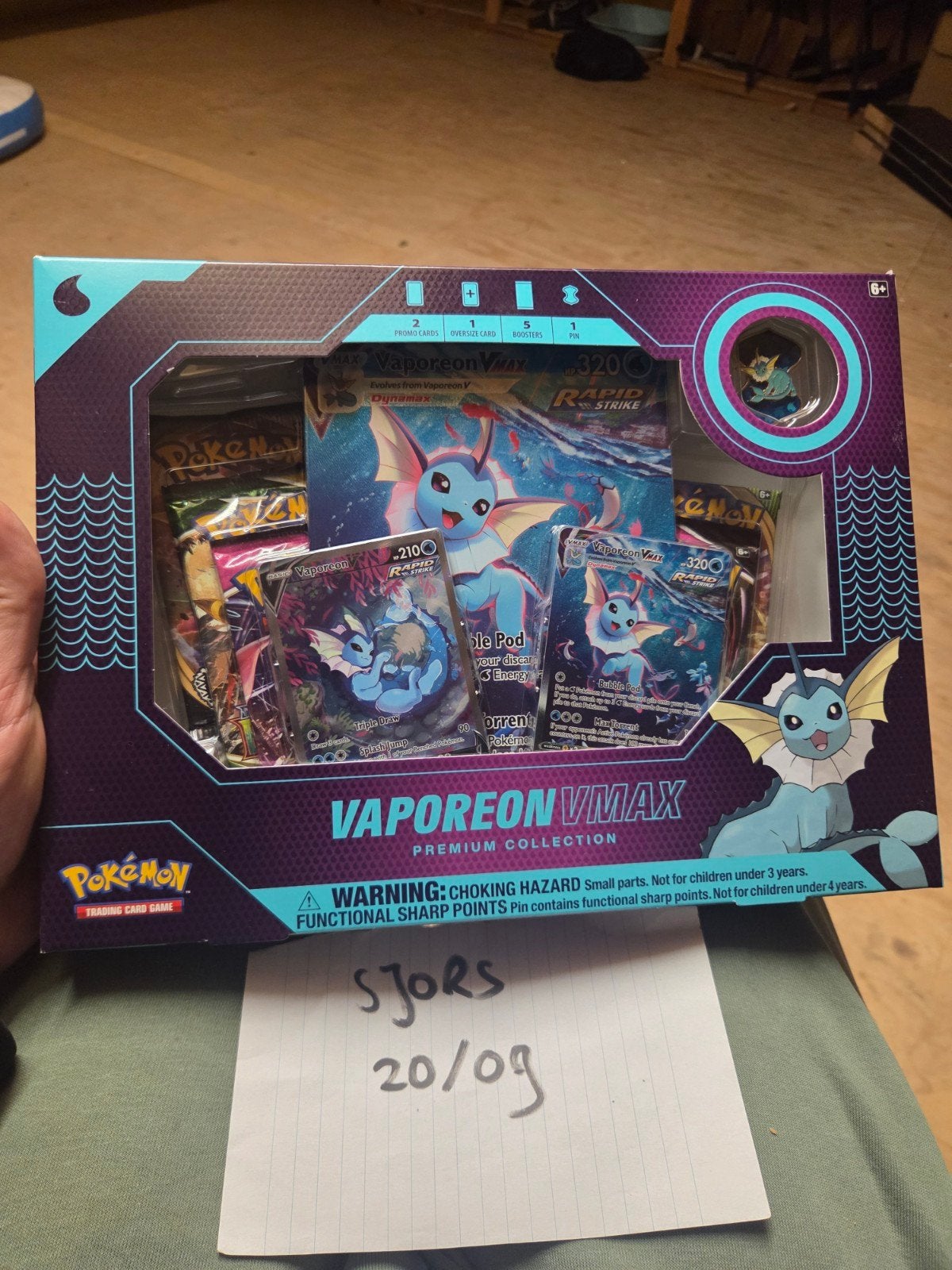 Pokémon VMAX Premium Collection box  Vaporeon Flareon Jolte, Ophalen of Verzenden, Nieuw, Overige typen