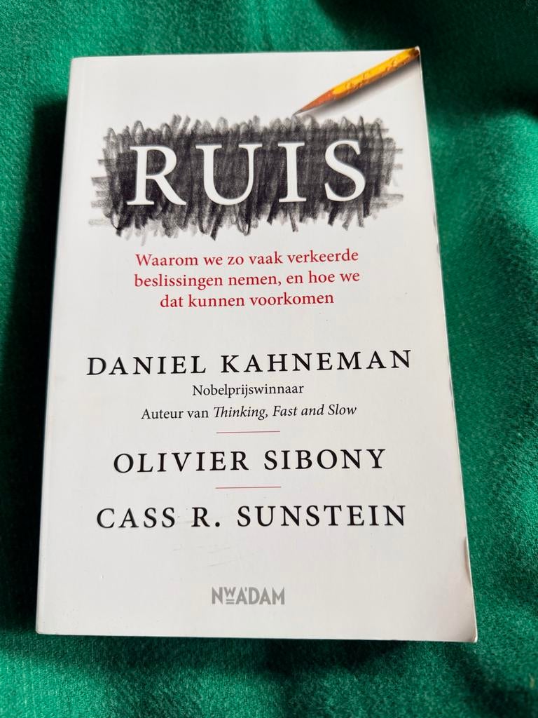 Ruïs - Daniel Kahneman - Nieuw boek, Boeken, Psychologie, Nieuw, Ophalen of Verzenden