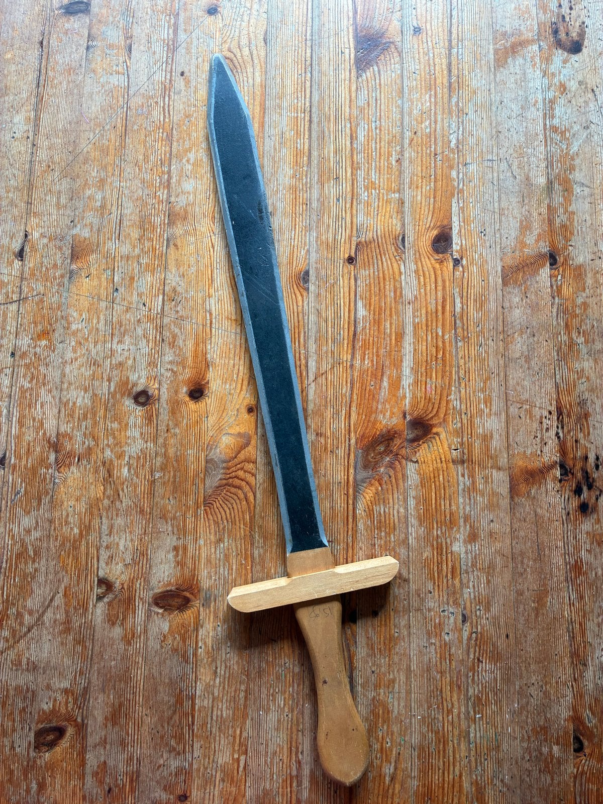 Houten speelgoedzwaard - ca. 60 cm, Ophalen of Verzenden, Gebruikt, Jongen of Meisje