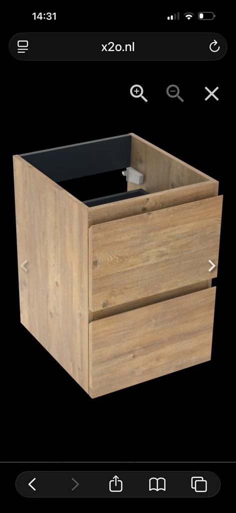 2x Nieuwe X20 badkamer meuberl Linie Lado paste niet, Ophalen, Overige typen, 50 tot 100 cm, Zo goed als nieuw