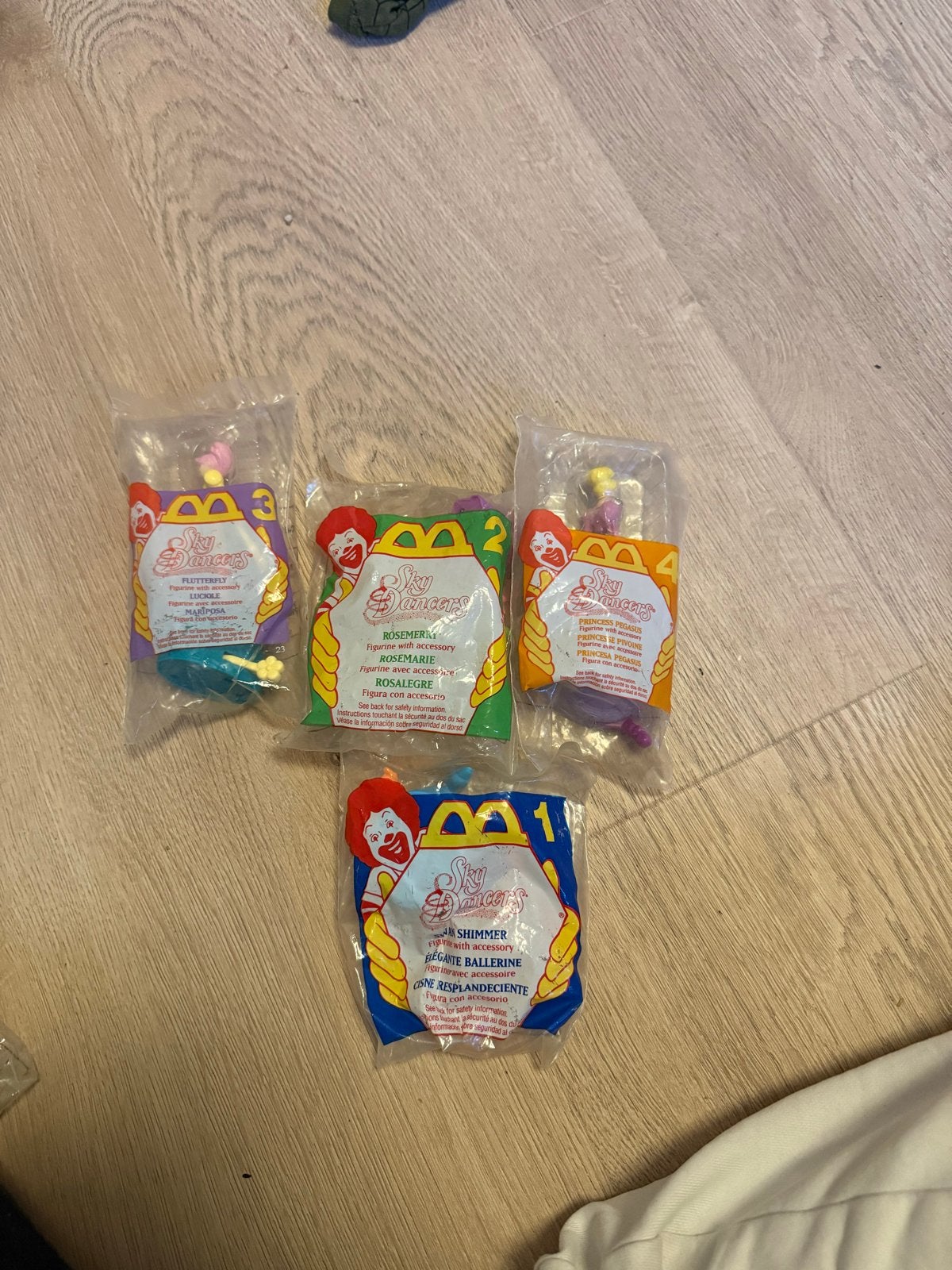 McDonald's Sky Dancers Happy Meal Speeltjes (1996), Verzenden, Nieuw, Jongen of Meisje