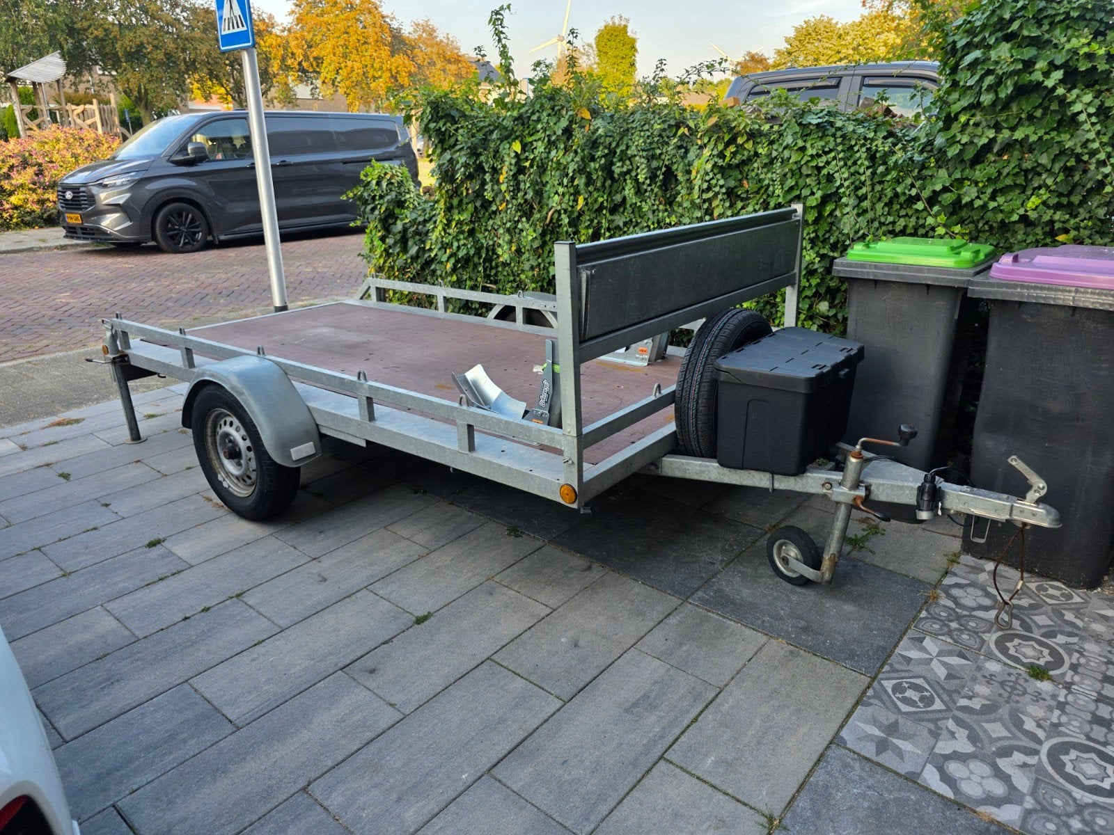 motortrailer voor meerdere motoren, Ophalen, Gebruikt