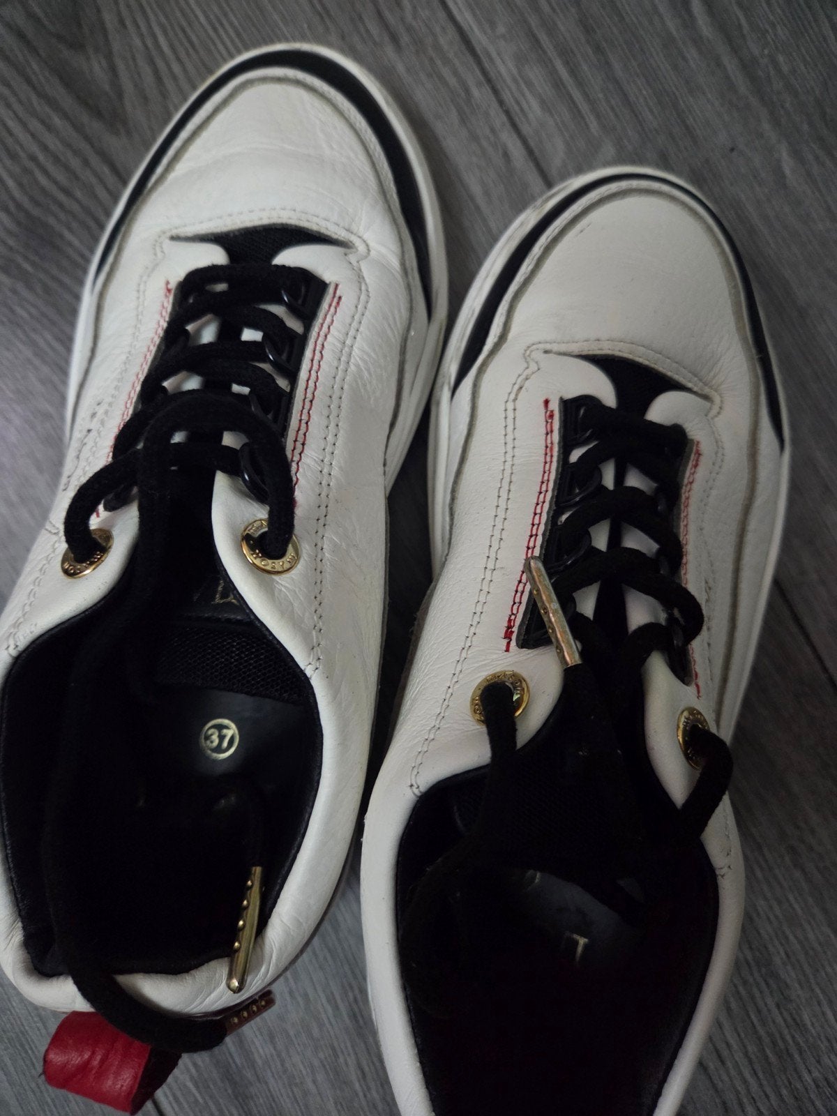 Mason Garments Sneakers Maat 37 - Wit/Rood/Zwart, Wit, Mason Garments, Ophalen of Verzenden, Sneakers of Gympen