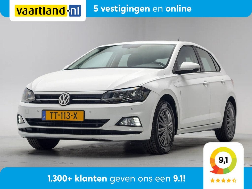 Volkswagen Polo 1.0 TSI Comfortline 5-drs [ Navi Trekhaak Ad, Auto's, Volkswagen, Bedrijf, Te koop, Polo, ABS, Adaptive Cruise Control