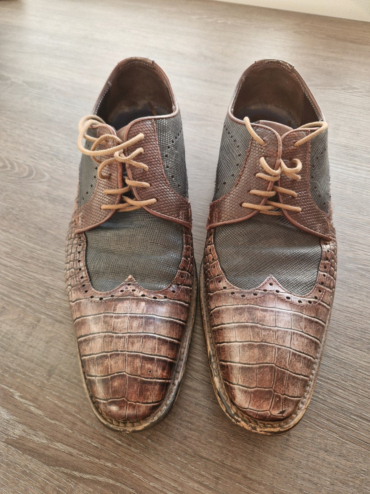 Giorgio heren nette schoenen maat 42, Bruin, Giorgio, Ophalen of Verzenden, Gedragen