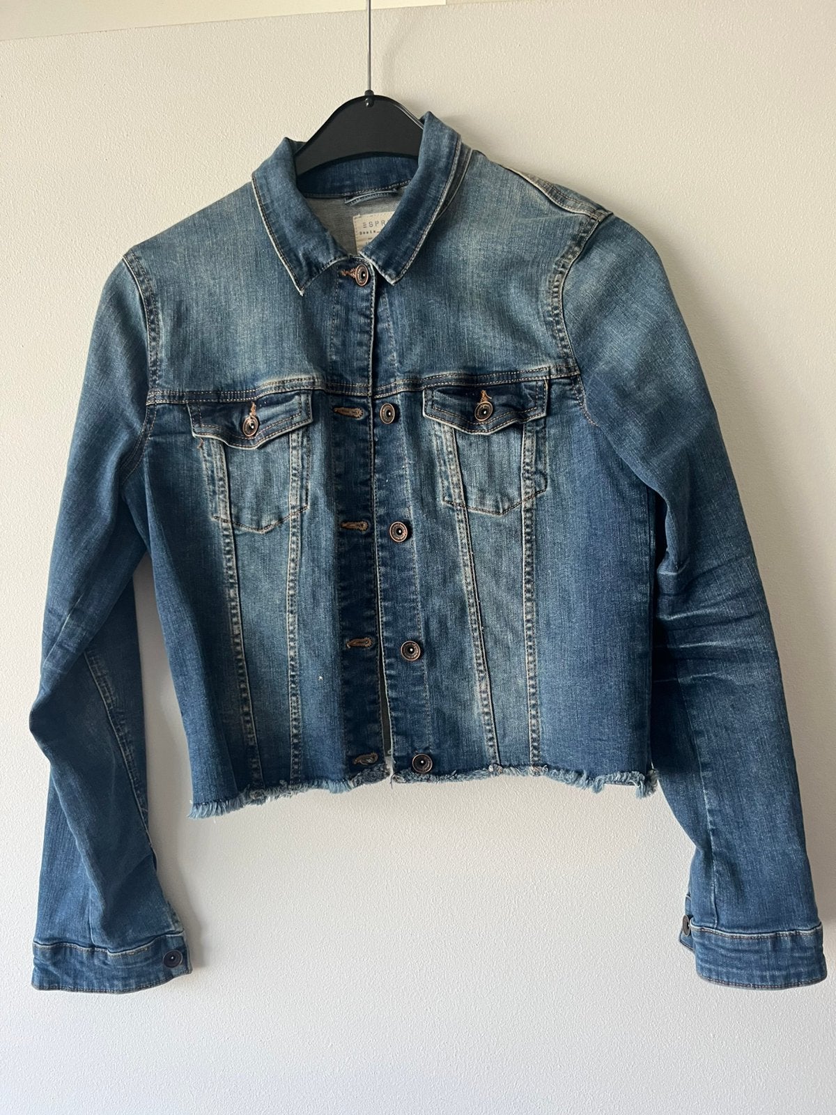 Esprit spijkerjas mt M, Ophalen of Verzenden, Zo goed als nieuw, Maat 38/40 (M), Blauw
