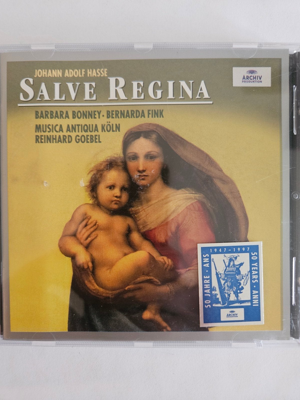 Johann Adolf Hasse - Salve Regina (CD), Overige componisten, Inclusief doosje, Ophalen of Verzenden, Zo goed als nieuw
