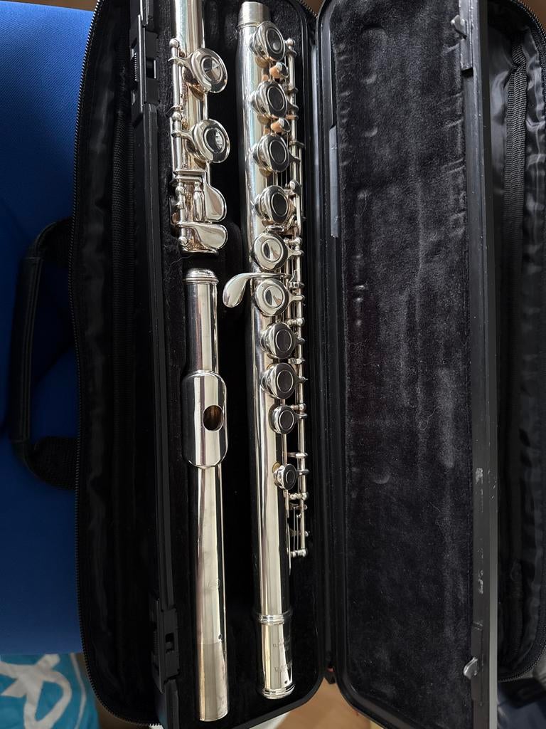 Yamaha 211 Dwarsfluit - Ideaal voor beginners!, Ophalen of Verzenden, Gebruikt, Dwarsfluit, Met koffer of tas