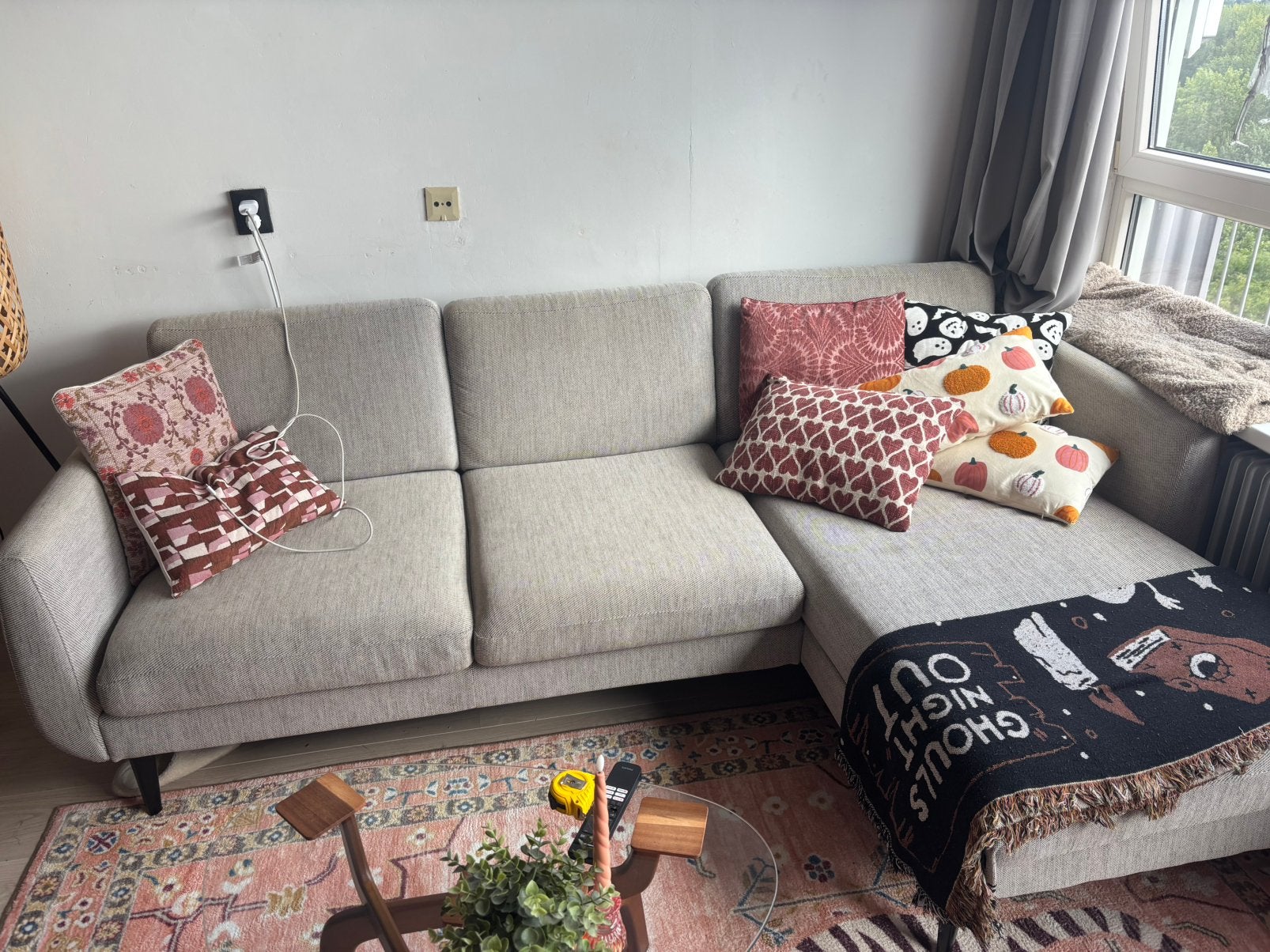 Ikea Smedstorp hoekbank, Huis en Inrichting, Ophalen, Gebruikt