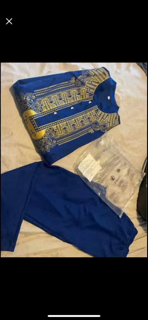 Blauw pak  XL, Kleding | Heren, Ophalen of Verzenden, Nieuw, Overige maten