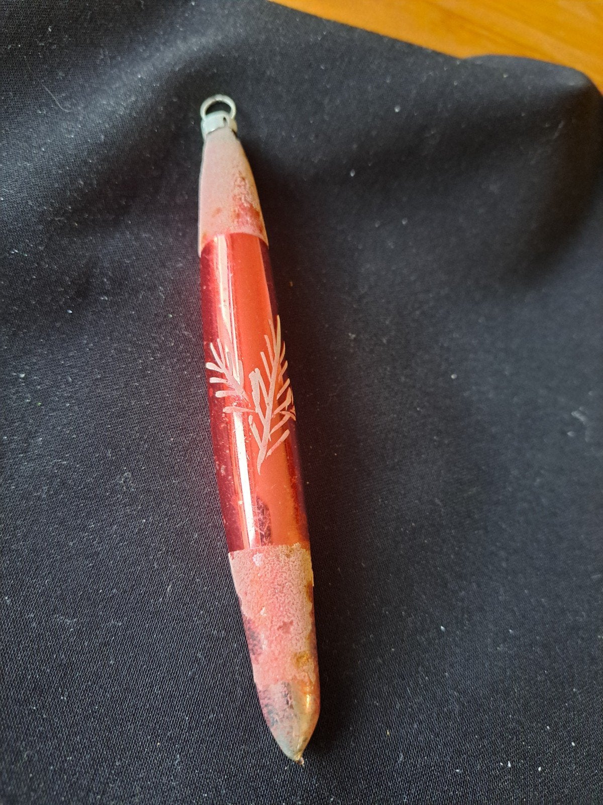 Oude kegel kerstbal, Ophalen of Verzenden