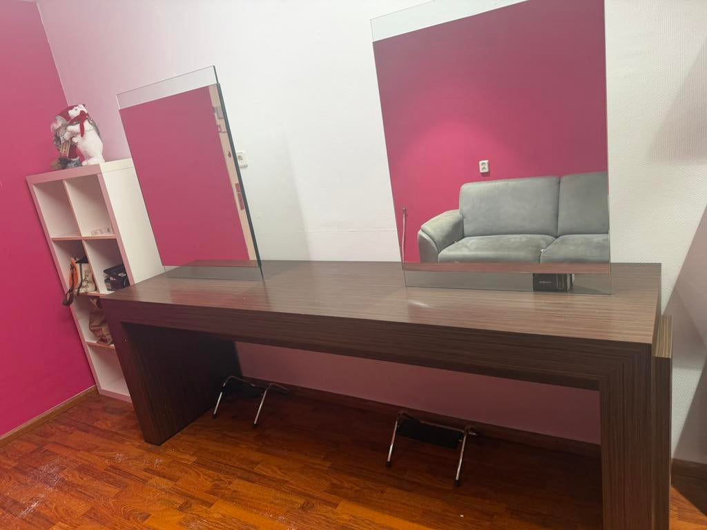 Bureau lang 2 in 1, Huis en Inrichting, Complete inboedels, Ophalen