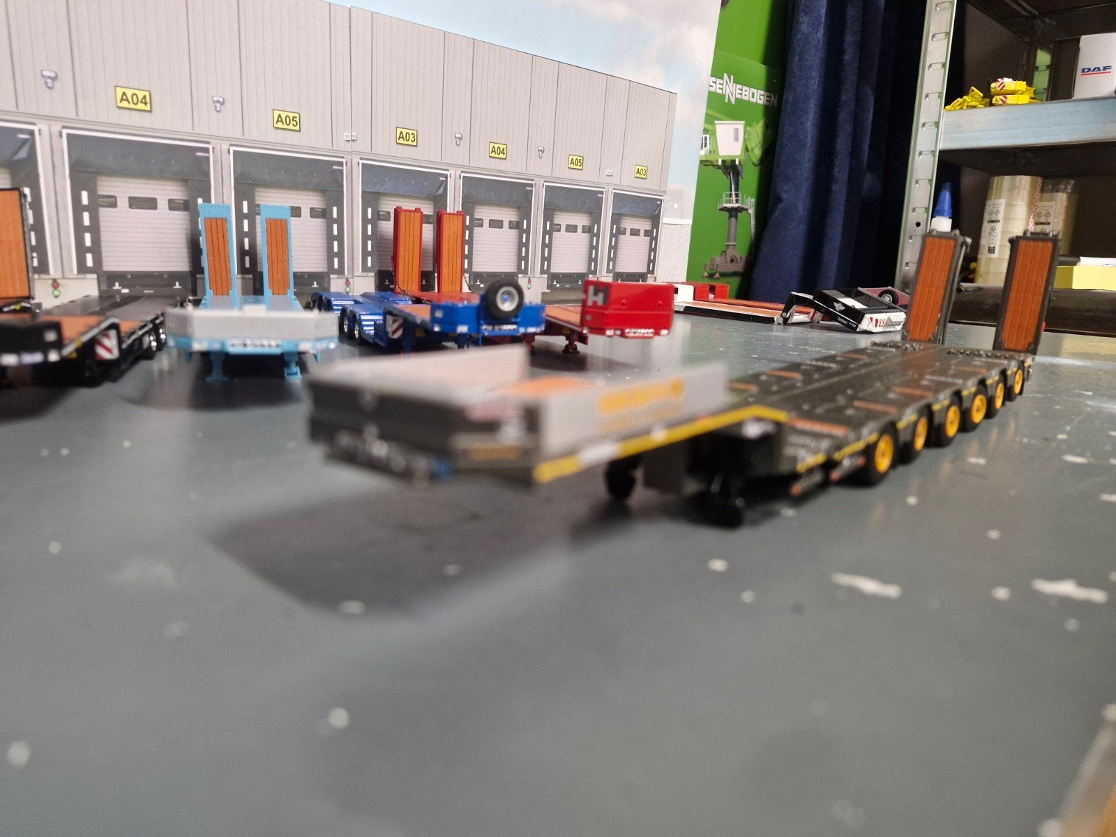 6 asser dieplader nooteboom uitschuifbaar wsi, Ophalen of Verzenden, Zo goed als nieuw, Bus of Vrachtwagen, Wsi