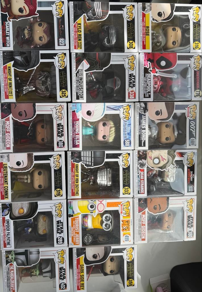 verschillende funko pops, mogen voor weinig weg!, Ophalen, Nieuw