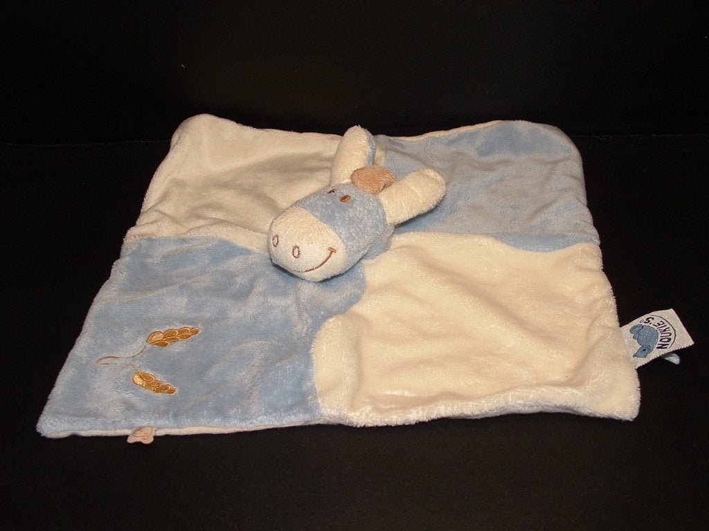 NOUKIES EZEL PACO KNUFFELDOEKJE BLAUW/WIT MET IN HET, Verzenden, Nieuw, Overige typen