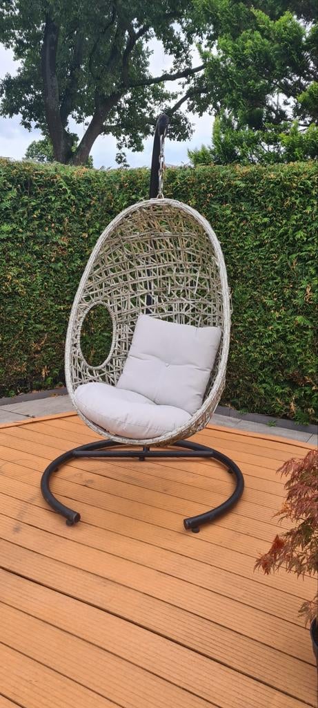 Tuin stoel ei stoel hangstoel, Ophalen, Gebruikt, Metaal