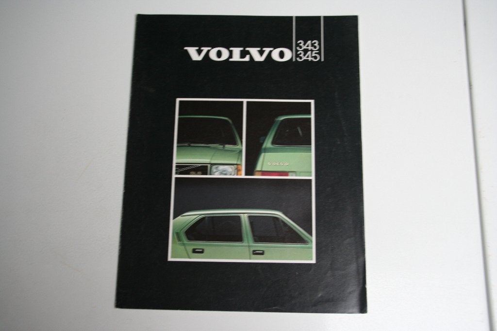 Folder / flyer Volvo 343/345 1982 (20), Ophalen of Verzenden, Nieuw, Volvo