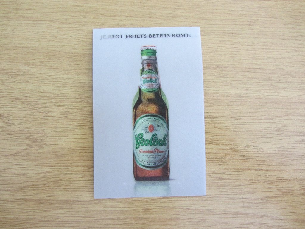 grolsch 3d ansicht kaart -, Ophalen of Verzenden, Zo goed als nieuw, Overige typen, Grolsch