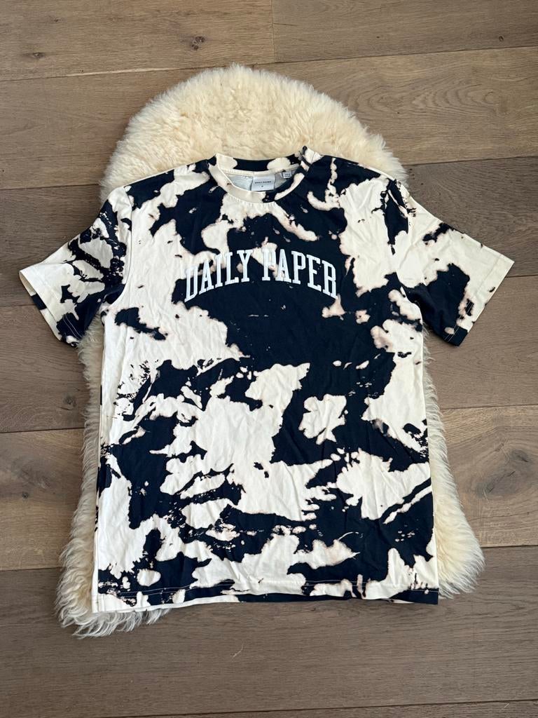 Daily Paper T-shirt met tie-dye print M, Ophalen of Verzenden, Maat 48/50 (M), Zwart