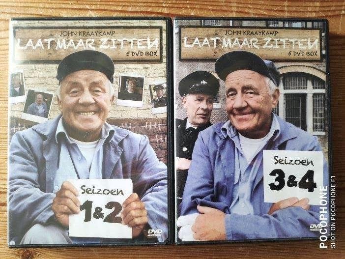 Laat Maar Zitten - Seizoen 1 & 2 en 3 & 4, Alle leeftijden, Zo goed als nieuw, Komedie, Complete serie