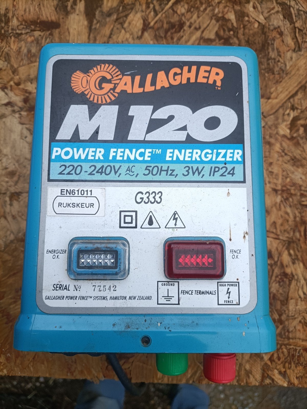 Gallagher M120 Schrikdraadapparaat - Gebruikt, Ophalen of Verzenden