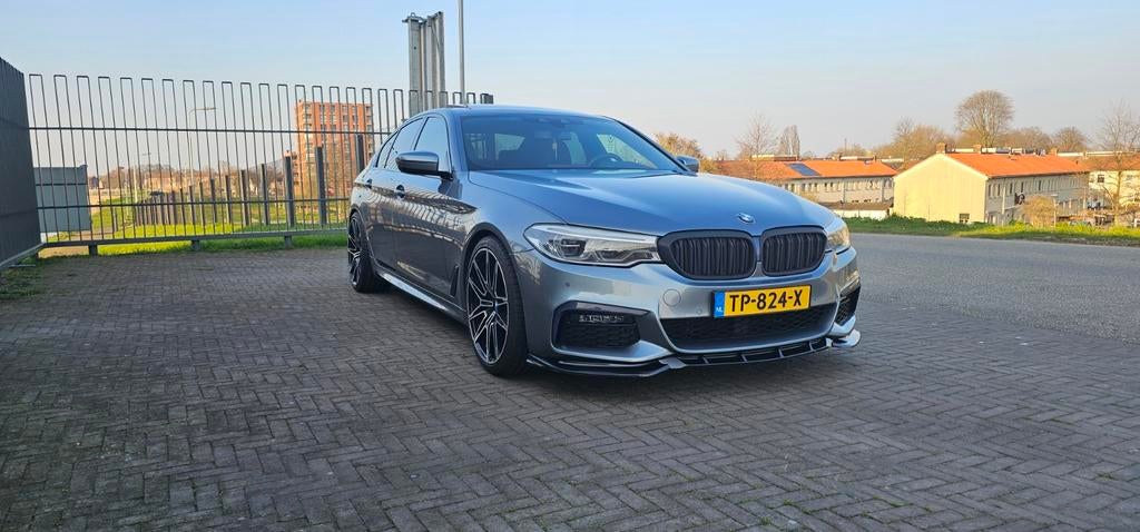 BMW 5-Serie 530i 252pk Aut. 2018 Blue-metali M_sport 20 inch, Auto's, BMW, Particulier, 5-Serie, ABS, Achteruitrijcamera, Adaptieve lichten
