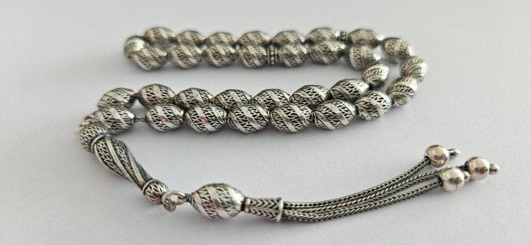 925 Zilveren Tesbihs en Kehribar Collectie, Ophalen of Verzenden, Nieuw, Zilver, Zilver