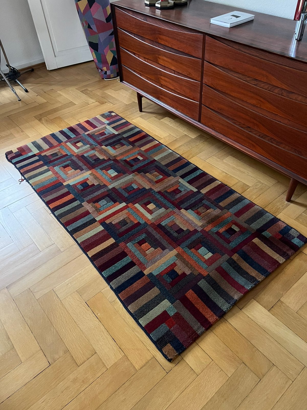 Missoni Rug, Gebruikt, 100 tot 150 cm, Vierkant, Ophalen of Verzenden