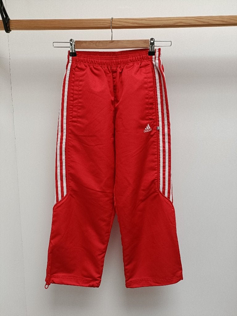 Gave retro / vintage Adidas 3/4 sportbroek rood 164, Adidas, Meisje, Sport- of Zwemkleding, Ophalen of Verzenden