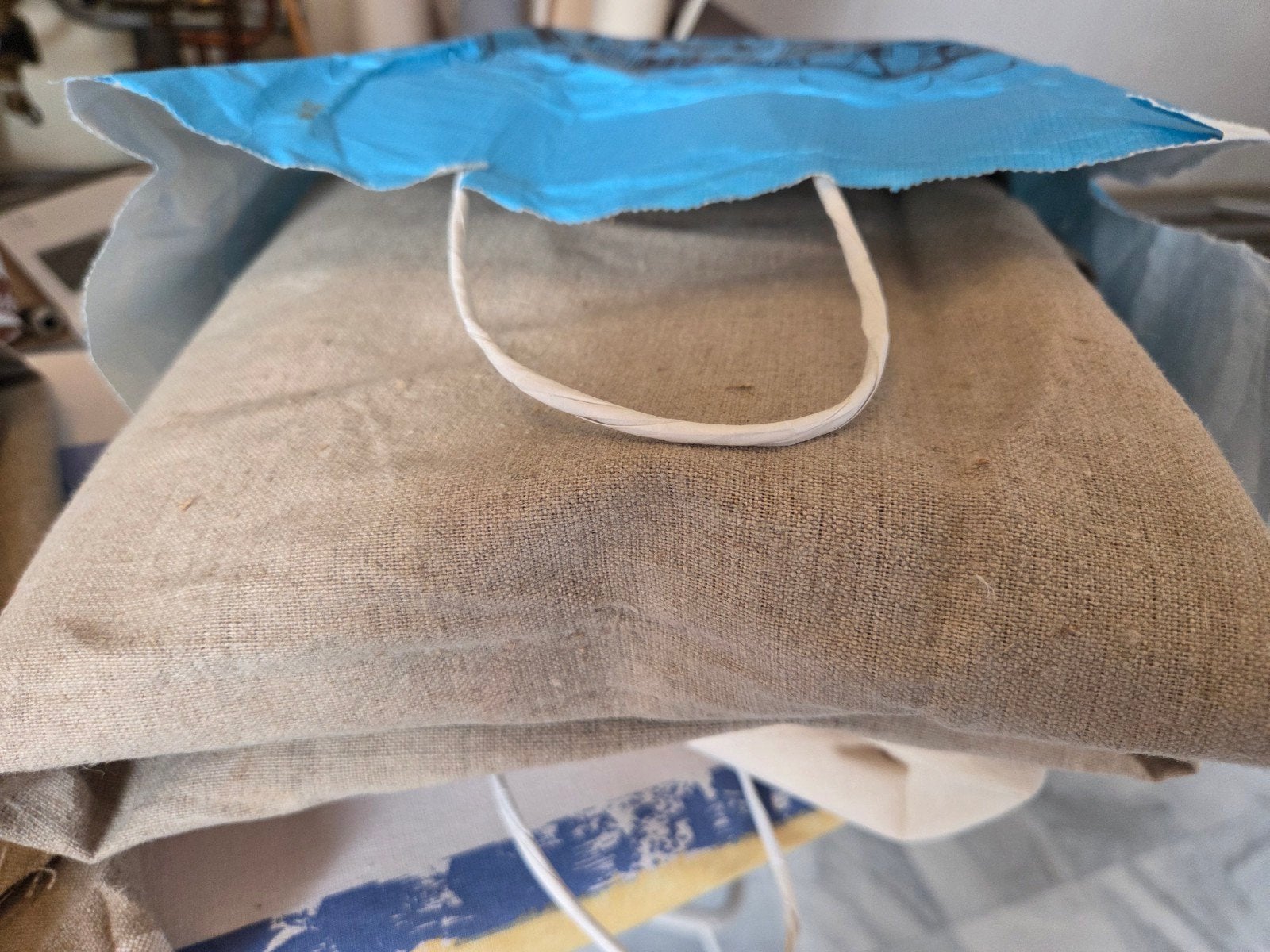 Schildersdoek, nog onbewerkt, meters, Ophalen, Ezel