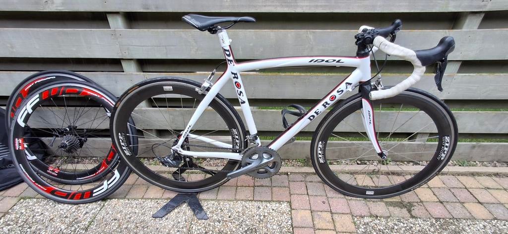 De Rosa Idol racefiets met extra wielset, Ophalen