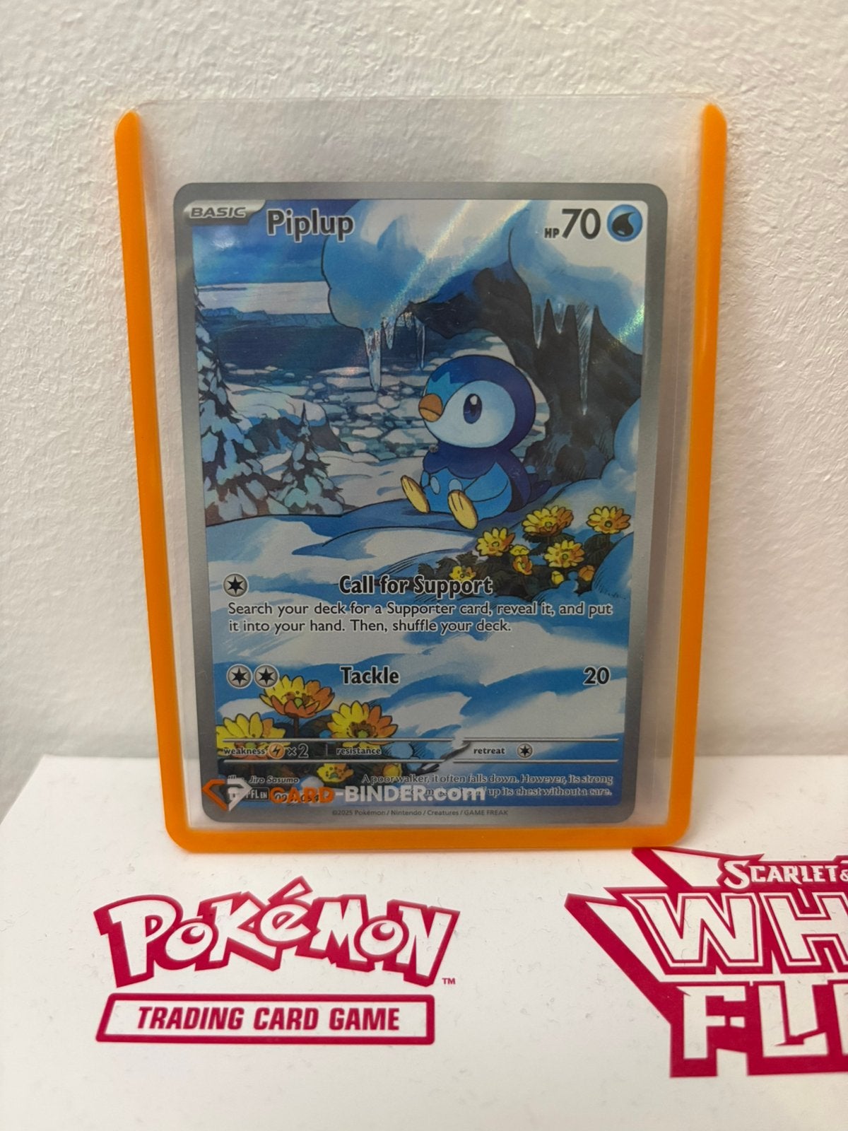 Pokemon - Piplup (098), Ophalen of Verzenden, Zo goed als nieuw