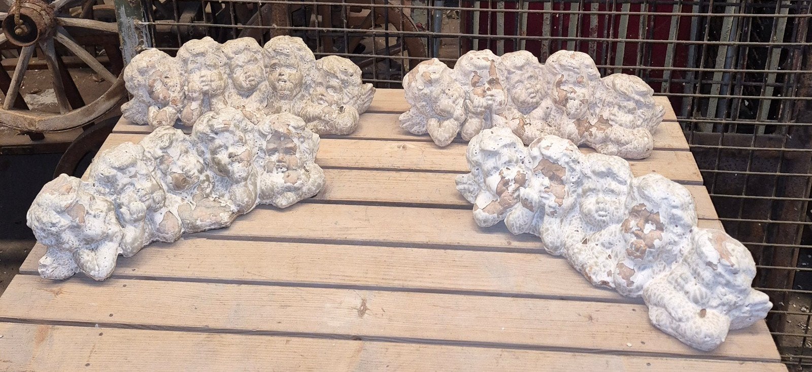 beeld beelden terracotta engelen beelden, Ophalen of Verzenden