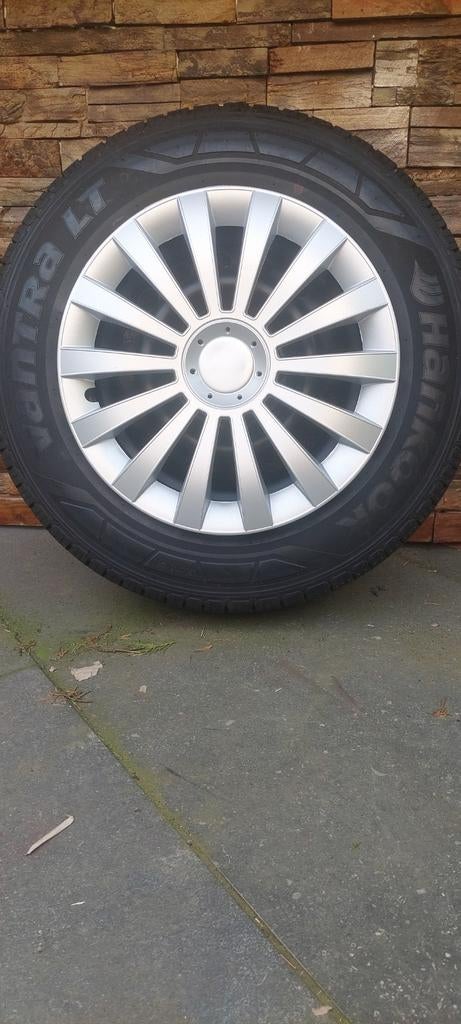 15 inch wieldoppen voor caravan, zilverkleurig, Caravans en Kamperen, Ophalen of Verzenden, Zo goed als nieuw