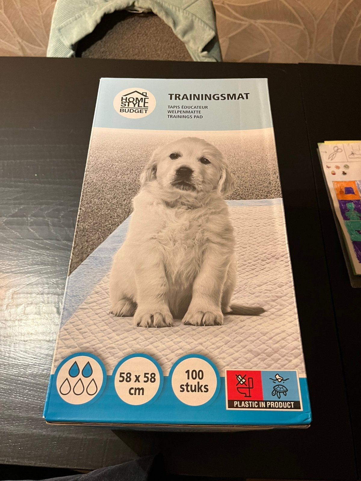 Trainingsmat hond nieuw in doos 100 stuks, Ophalen of Verzenden, Zo goed als nieuw