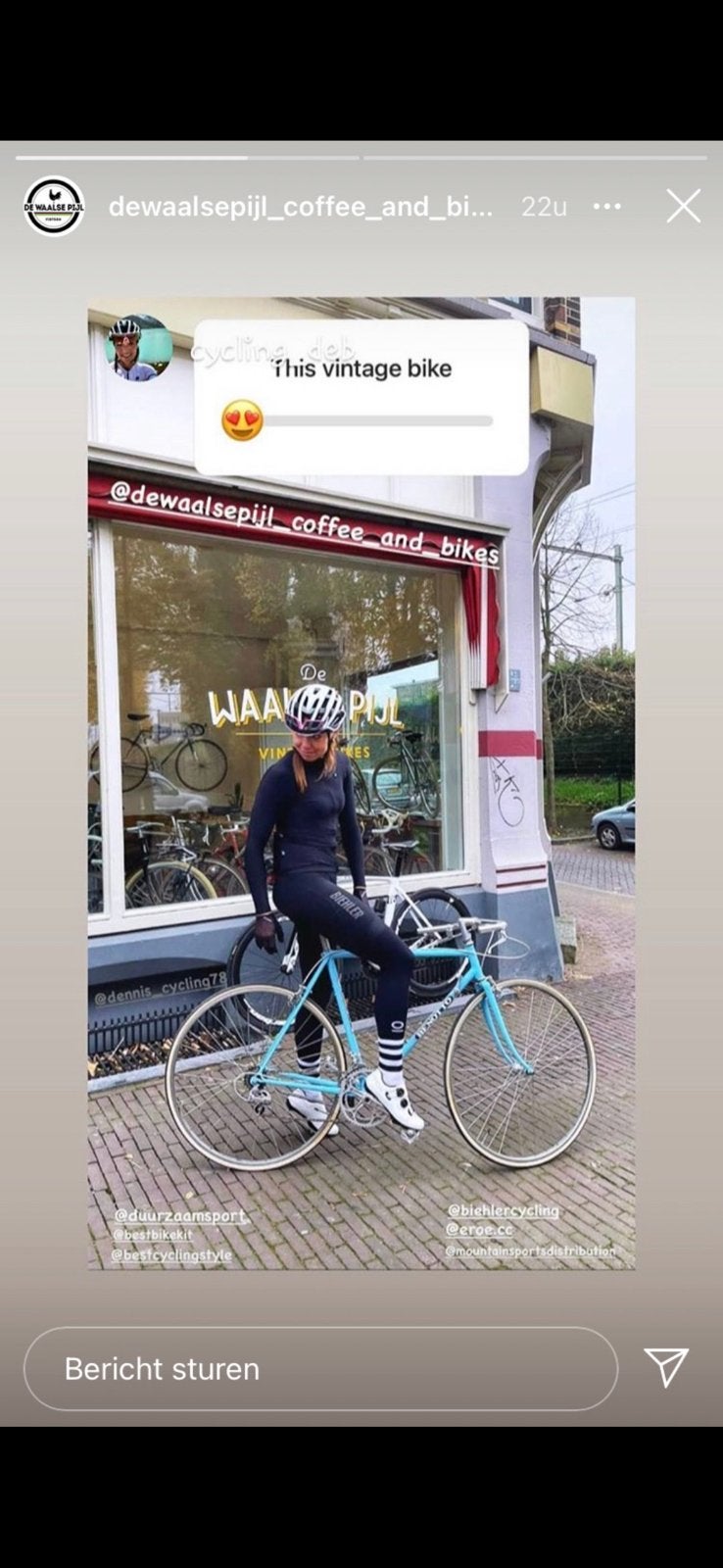 Vintage Benotto heren racefiets frame maat 52 licht blauw, Overige merken, Overige materialen, 49 tot 53 cm, Ophalen of Verzenden