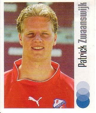 Voetbalplaatje	Patrick Zwaanswijk	FC Utrecht	Panini 2003, Verzamelen, Verzenden, Zo goed als nieuw, F.C. Utrecht, Poster, Plaatje of Sticker