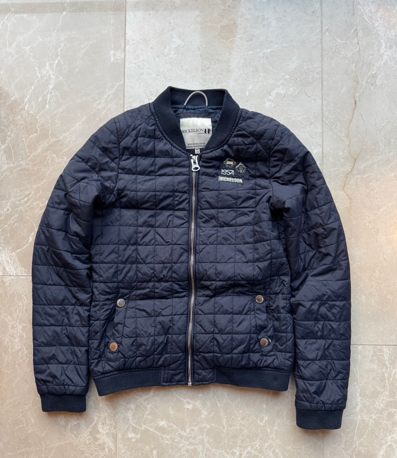 Nickelson Jas, Ophalen of Verzenden, Zo goed als nieuw, Maat 46 (S) of kleiner, Blauw