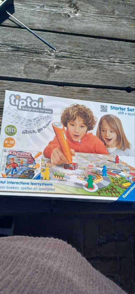 Tiptoi Engelse Detective spel (zonder pen), Ophalen of Verzenden, Gebruikt, Taal en Lezen, Met geluid