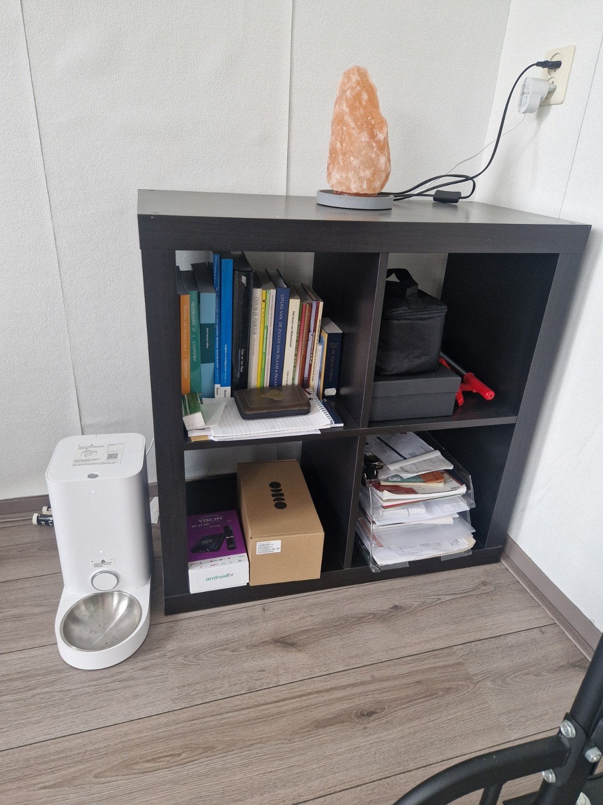 Zwart IKEA KALLAX Kastje met 4 vakken, Ophalen of Verzenden