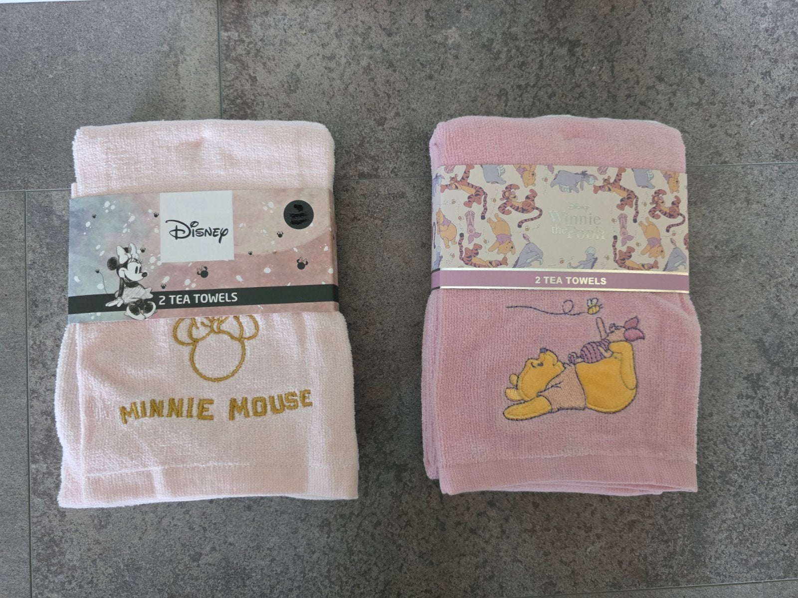 Disney Minnie Mouse & Winnie de Poeh theedoeken NIEUW, Ophalen of Verzenden, Nieuw
