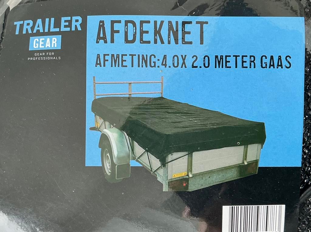 Aanhangwagen net 4x2 meter, Ophalen, Nieuw