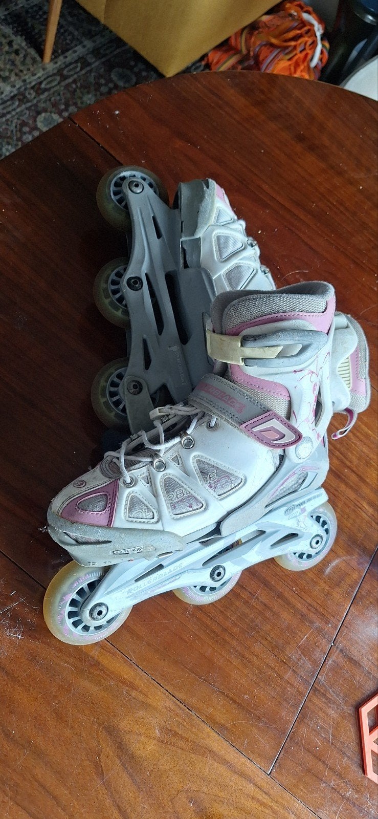 Rollerblade skeelers, Ophalen, Verstelbaar