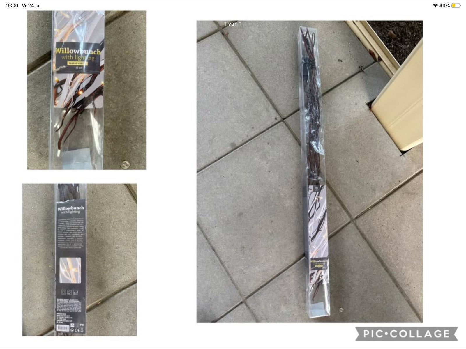Willowbunch takkenbos met verlichting(KWF), Ophalen, Zo goed als nieuw