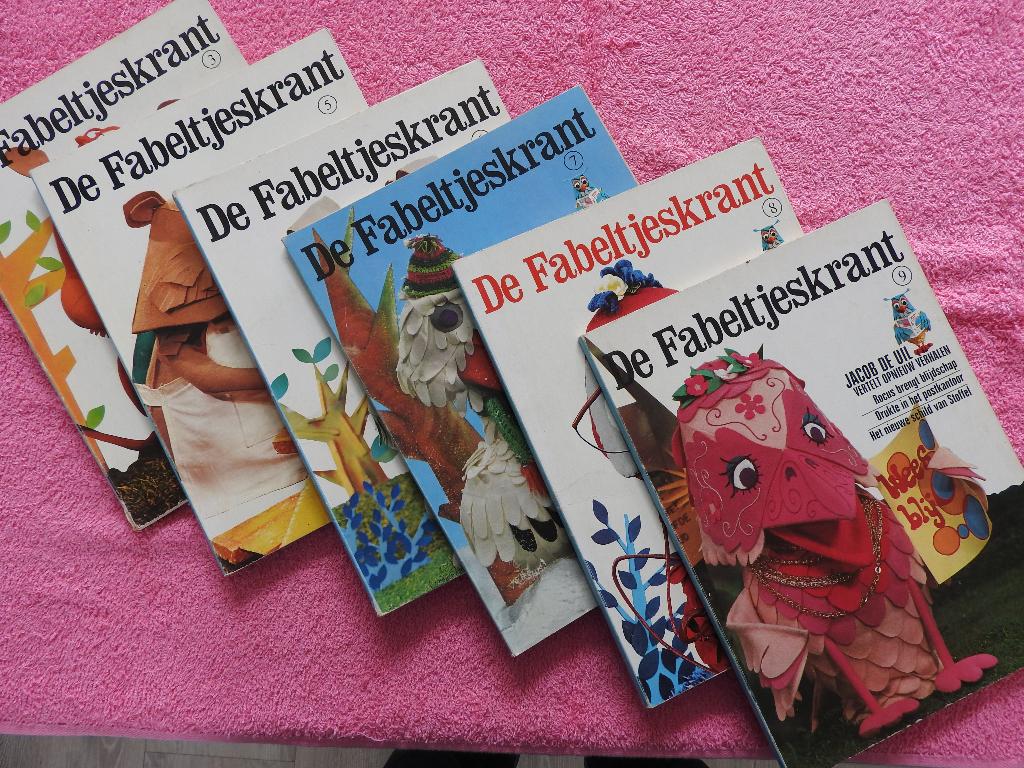 De Fabeltjeskrant Nrs: 3, 5 t/m 9, Boeken, Ophalen of Verzenden, Gelezen, Fictie algemeen