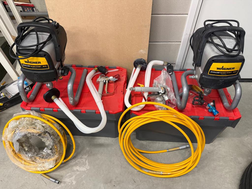 Wagner pro 60 Airless, Ophalen of Verzenden, Zo goed als nieuw, Verfspuit of Verfpomp