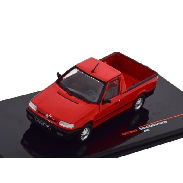 Skoda Felicia 1995 Rood Modelauto 1/43 Ixo Models Nieuw, Overige merken, Ixo Models, Auto, Ixo Models