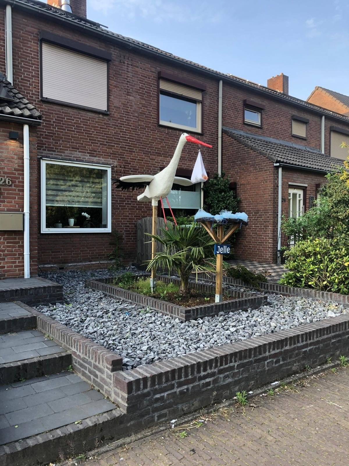 gratis geboorte ooienvaar met nest., Ophalen, Gebruikt, Geboortebord