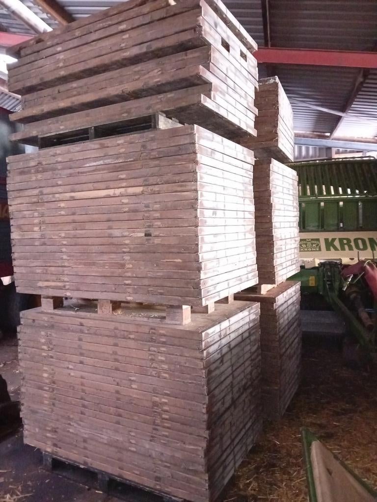 Steenschotten 155x95x5cm - Robuust en Veelzijdig, Doe-het-zelf en Verbouw, Hout en Planken, Gebruikt, Overige typen, Ophalen of Verzenden