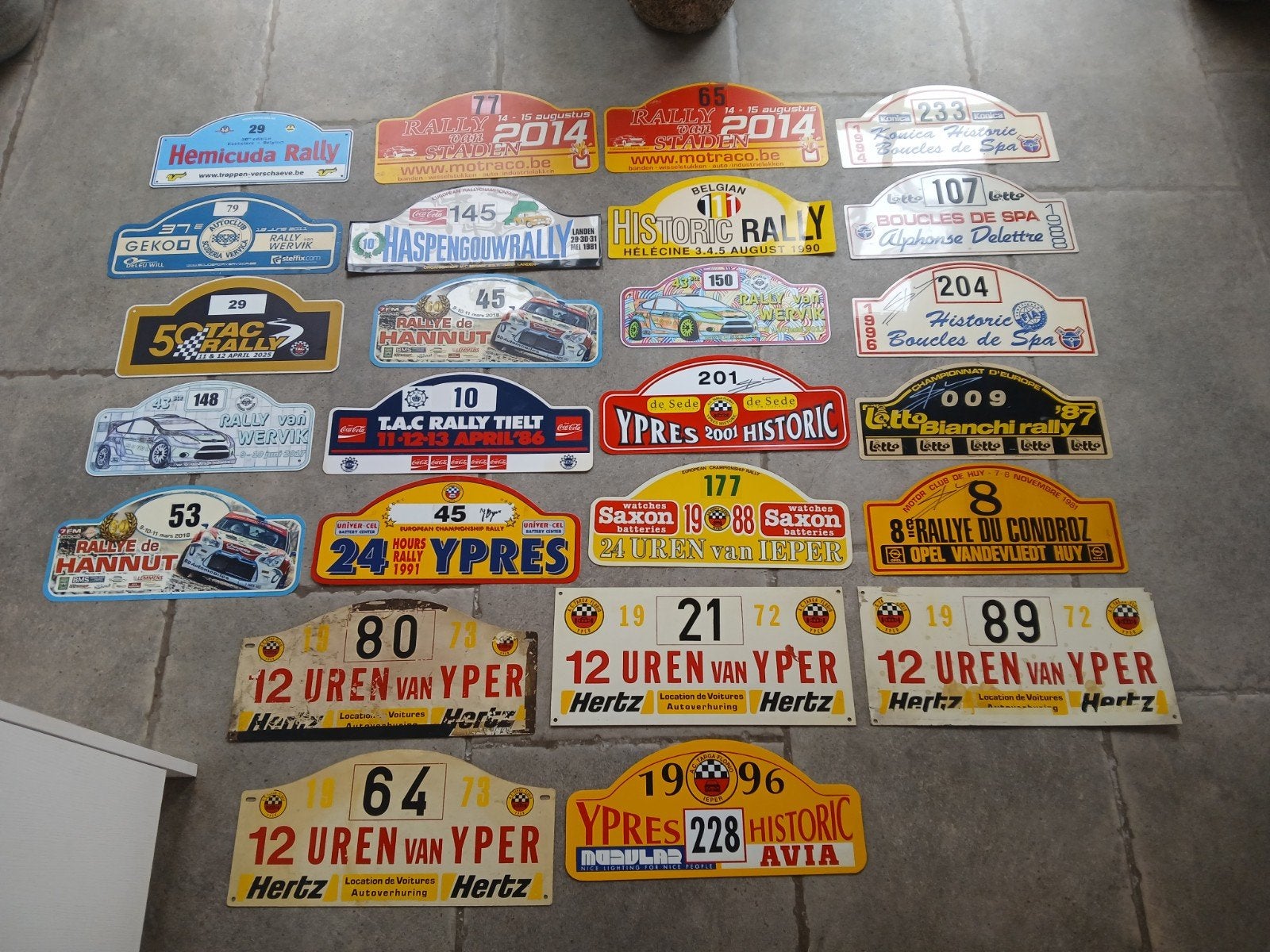 Gezocht rallyplaten, Ophalen of Verzenden, Zo goed als nieuw, Auto's